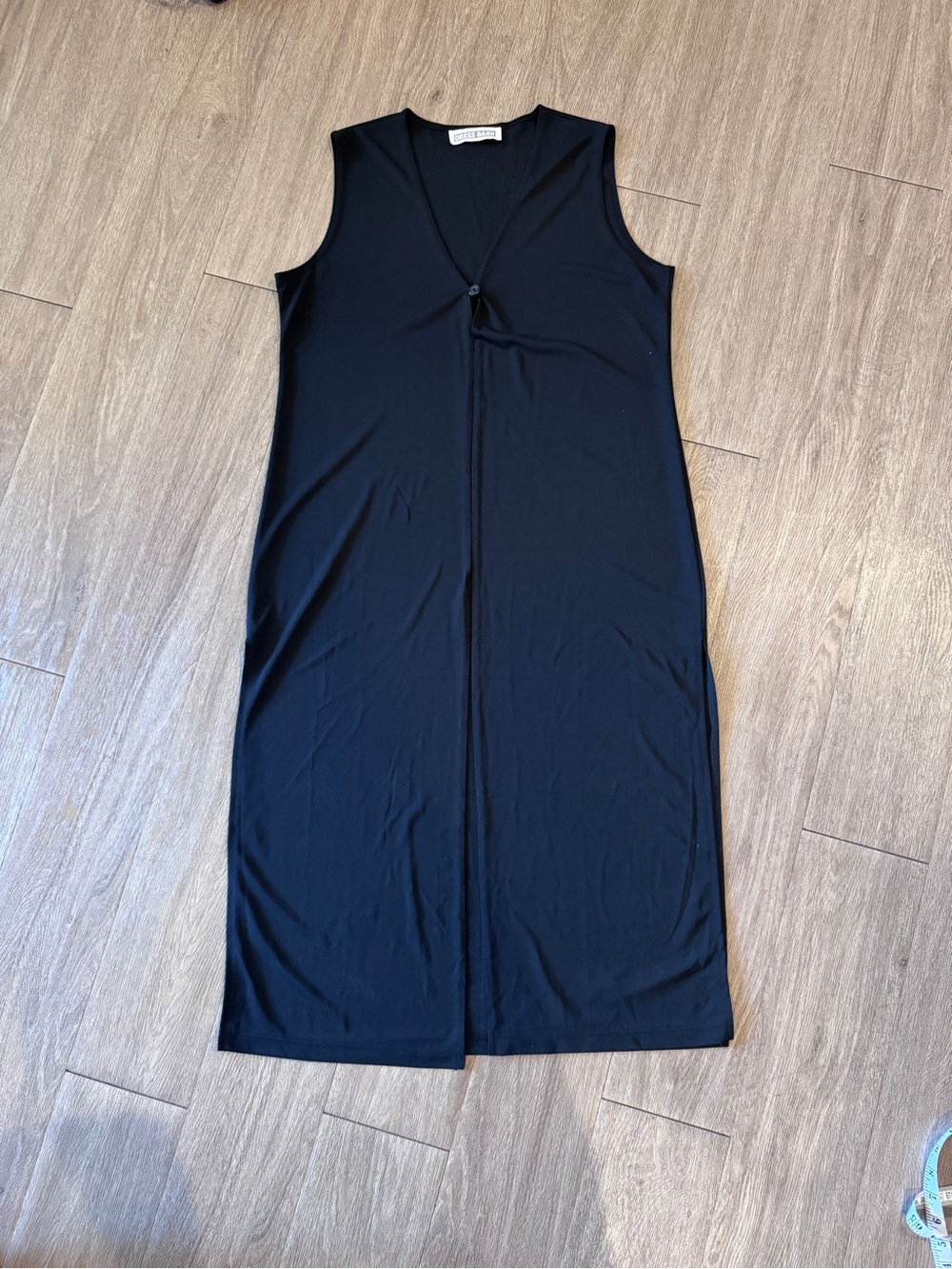 Dress Barn Black Duster/Sleeveless Cardigan